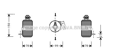 AVA QUALITY COOLING Осушитель, кондиционер JED015